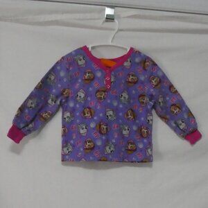 NICKELODEON 2016 PAW PATROL 2T Toddler Girl Paw Patrol Cotton Pajama Top